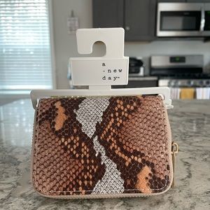 NWT faux snake skin wallet